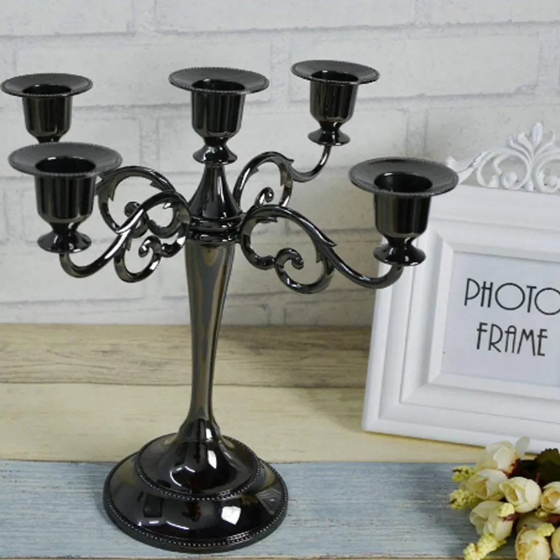 Металлический Ретро подсвечник (5 рычагов) 5 металлический 10 6 дюйма Высокий