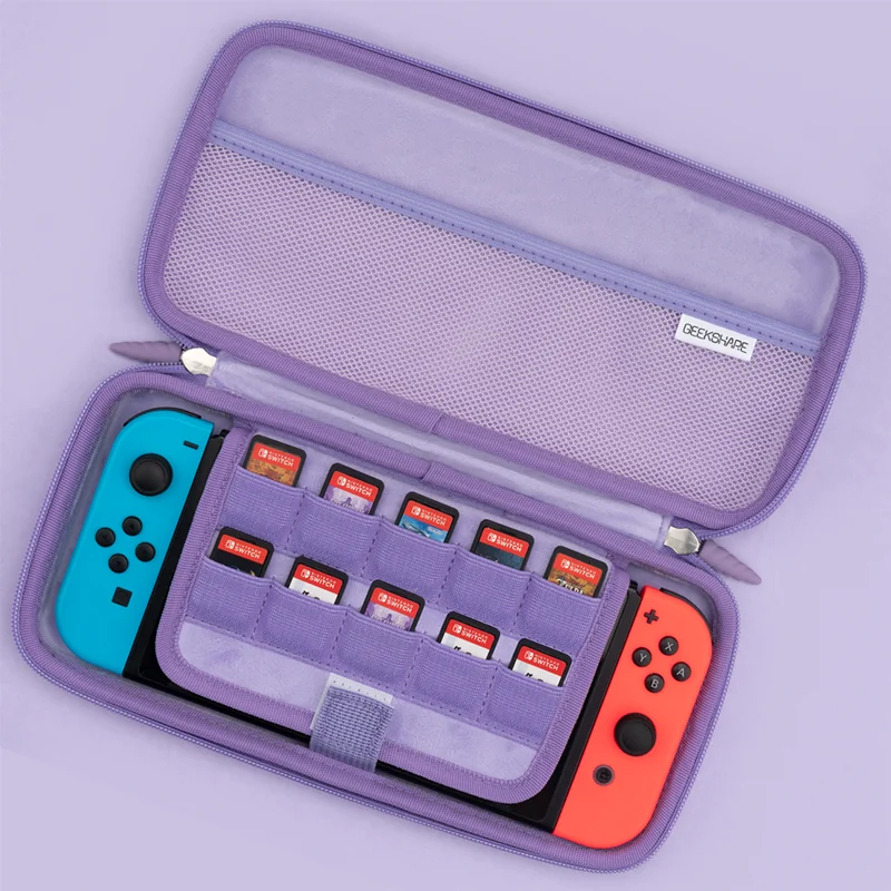 

Unicorn Rainbow Laser Reflection Storage Bag For Nintend Switch Portable Case Hard Cover Shell Case Box For Switch Accessories