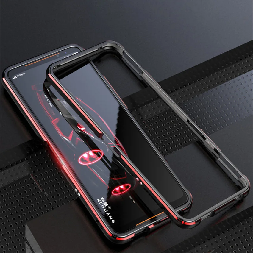 Для ASUS ROG 2 ROG2 чехол металлический каркас двойной цвет Алюминиевый Бампер Защитный чехол для ASUS ROG Phone II чехол