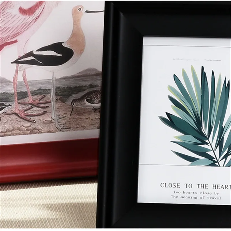 2018 качественная простая цельная фоторамка 1 шт. картинные рамки из натурального