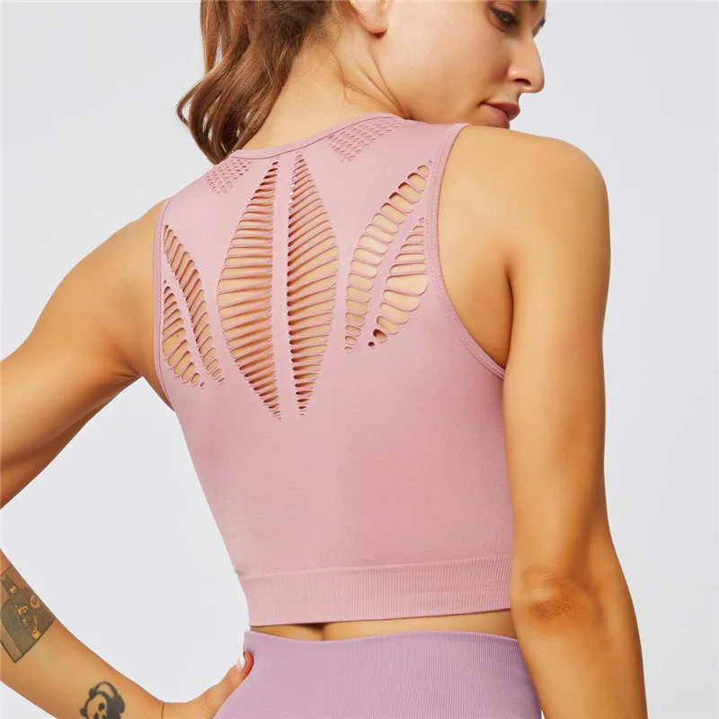 Oyoo спортивный бюстгальтер прочный бесшовный для тренировок женщин Одежда йоги