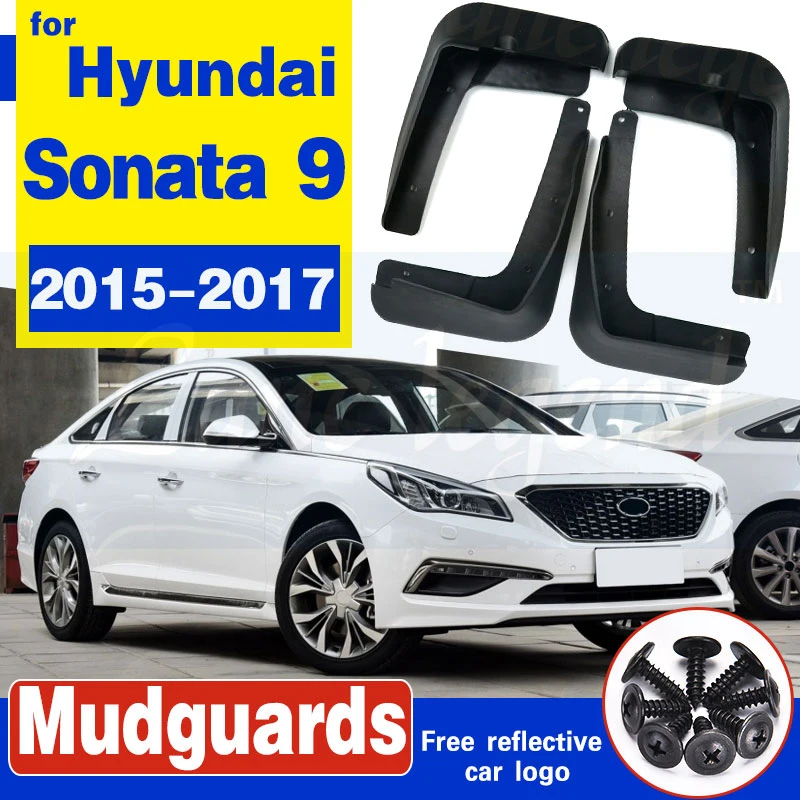 

Переднее и заднее автомобильное Брызговики для Hyundai Sonata ECO SE i45 LF 2015 ~ 2017, брызговики от грязи