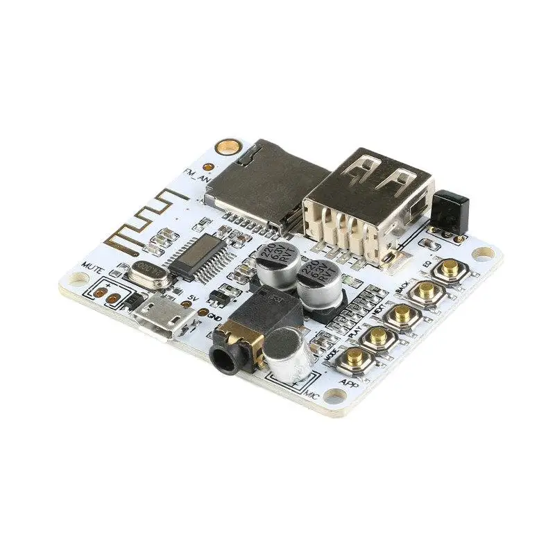 

Модуль аудиоприемника Bluetooth 4,2/FM-радио/MP3-плеер/инфракрасный пульт дистанционного управления/модификация динамика Бесплатная доставка