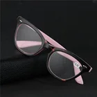 Женские классические очки кошачий глаз, черные, леопардовые, розовые очки для чтения, очки для дальнозоркости, высокое качество