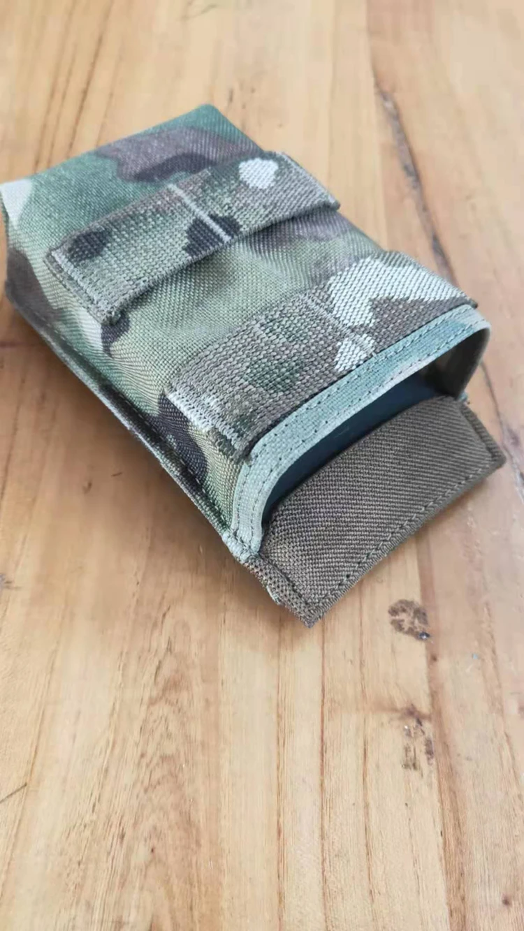 Тактический Airsoft 556 762 AK47 подсумок для одного магазина Мультикам Жилет Molle Mag сумки