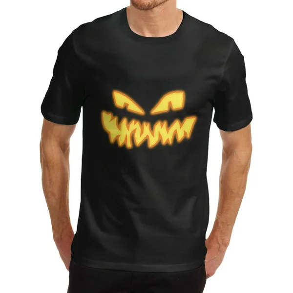 

Summer Creative Art Pattern Printing Fashion Casual Round Neck Cotton Men's T-Shirt Terror 108