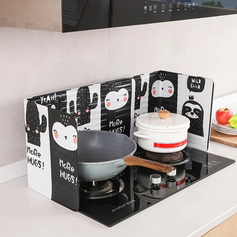 

1Pcs Kitchen Cooking Frying Oil Splashing Protection Gas Stove Oil Removal Rust Kitchen Guard Against Stove Oil Splash Plate