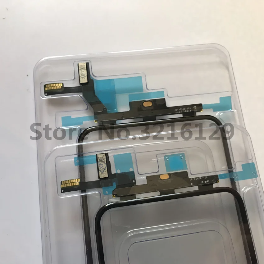 Original Touch Panel for iPhone X 10 XS MAX XR 11 11pro max Front Glass Lens Cover Screen Digitizer+TP With Flex Cable | Мобильные