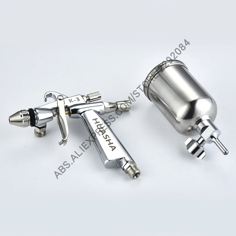 

Upgraded Mini K-3 HVLP Gravity Feed Paint Spray Gun Airbrush 0.5mm Nozzle 150ml Cup