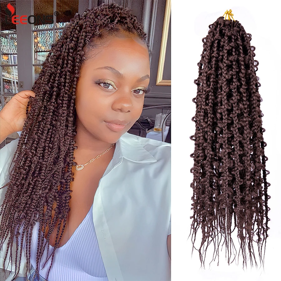 

24 Inch Jungle Box Braids Crochet Hair 4Packs Butterfly Goddess Box Braids Cochet Braiding Butterfly Braids Hair For Black Women