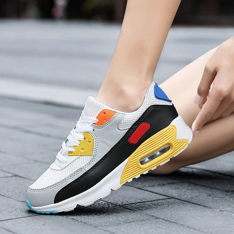 

Men‘s Sneakers Fashion Casual Running Shoes For Men Mesh Air Cushion Breathable Light Outdoor Sports Couple Tennis Jogging Shoes