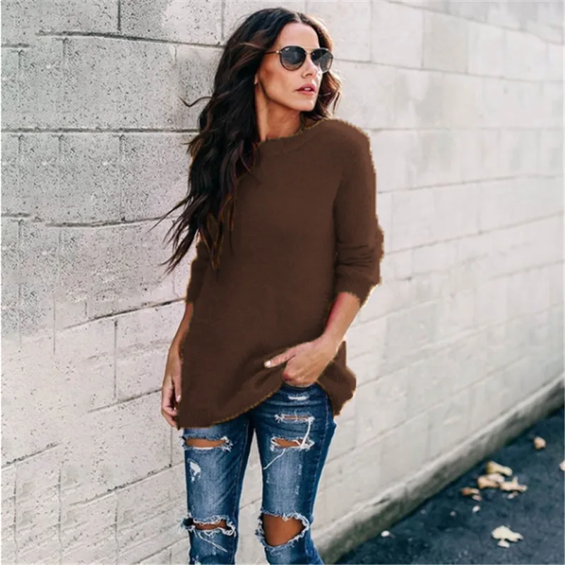 Пуловер женский для ношения зимой 2021 свитер продажи | Женская одежда