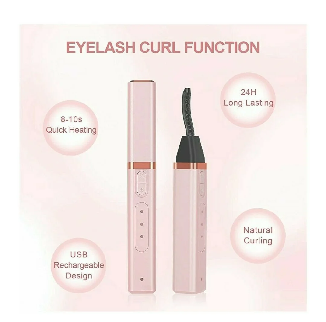 

New 2022 New Cosmetics Beauty Usb Electric Eyelash Curler Electric Eyelash Curler Temperature Options