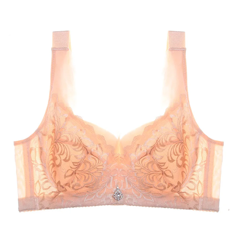 Полный охват Женский Большой бюстгальтер из сетчатого кружева минимайзер жилет