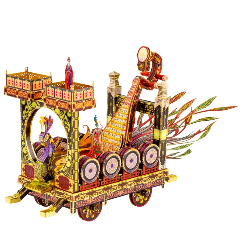 

Художественная модель, 3D металлический пазл, павлин, лют, поплавок, строительные модели, наборы «сделай сам», лазерная вырезка, сборка, пазл, ...