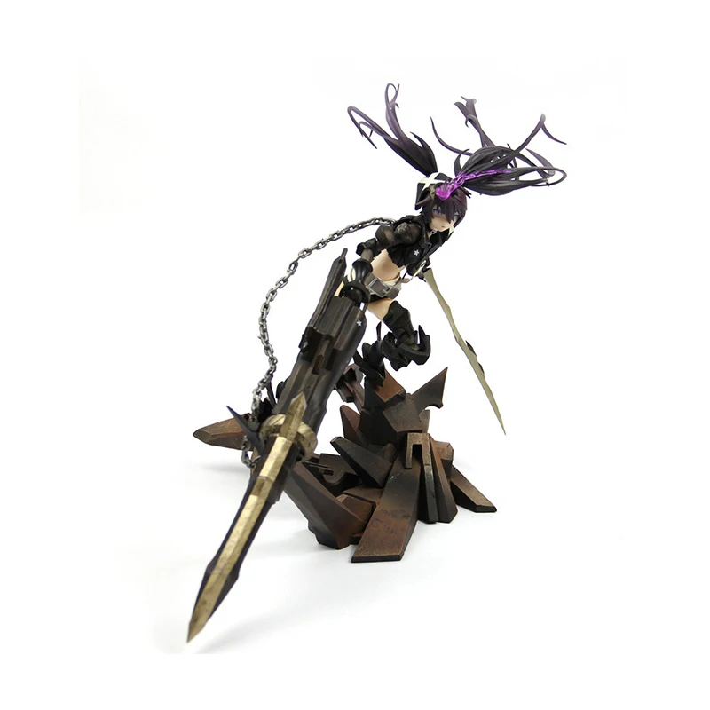 Аниме 29 см безумный Black Rock Shooter BRS фигурку Фигурки игрушки статуя T30 | Игрушки и