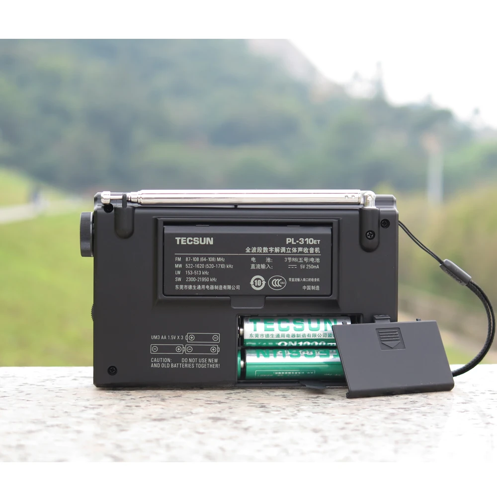 Tecsun PL-310ET Полнодиапазонный радио цифровой светодиодный дисплей FM/AM/SW/LW стерео радио с сигналом силы вещания