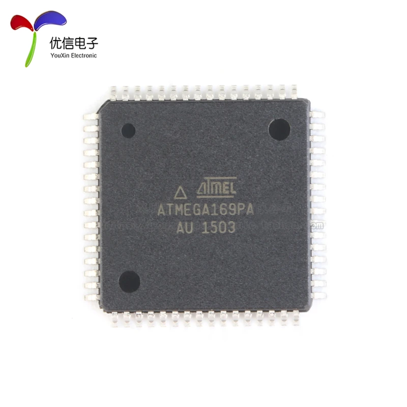 Оригинальные накладные ATMEGA169PA AU chip 8 битный микроконтроллер AVR TQFP