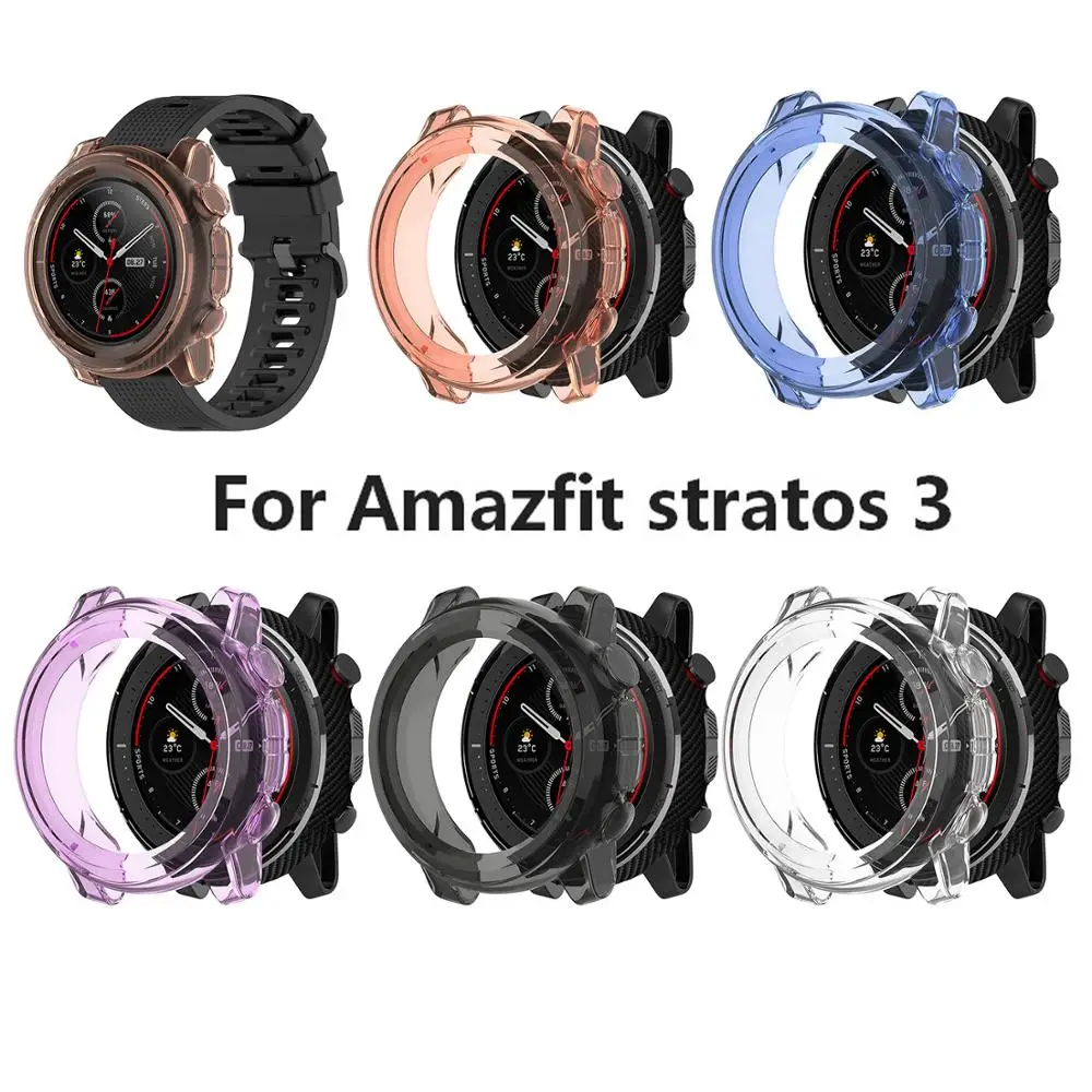 Новинка защитный чехол для экрана Xiaomi Huami Amazfit stratos 3 ремешок часов сменная рамка