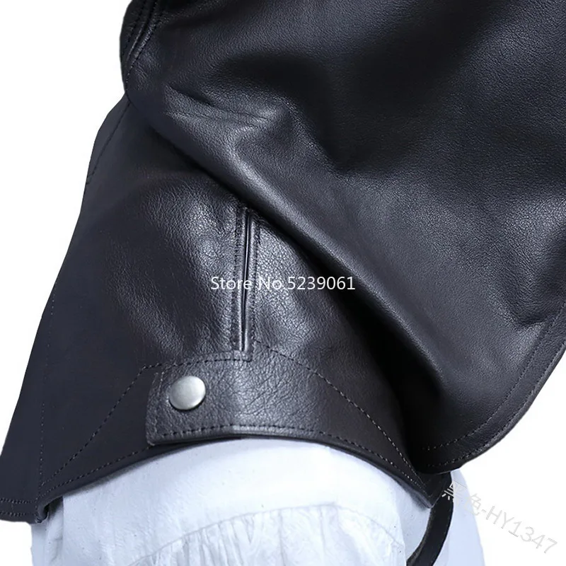 Средневековая мужская Броня рыцарь из искусственной кожи плащ Арчер викингов