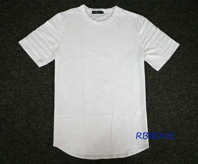 Летняя крутая удлиненная короткая футболка hippfandi 2020 Мужская модная Байкерская Tyga