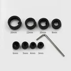 Кольцевой ограничитель глубины сверла, устройство для установки на глубину 3-12 мм с гаечным ключом для деревообработки