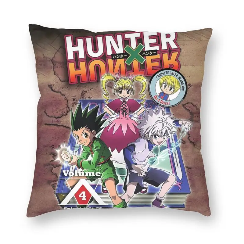 

Роскошная декоративная наволочка Hunter X Hunter декоративная наволочка под заказ с рисунком Аниме Манга Hxh наволочка 45x45 наволочка для дивана