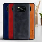 Чехол для Xiaomi Poco X3 NFC M3 F2 Pro X2 X3 Pro Pocophone F1, чехол из искусственной коровьей кожи, ТПУ + ПК, материал 2 в 1