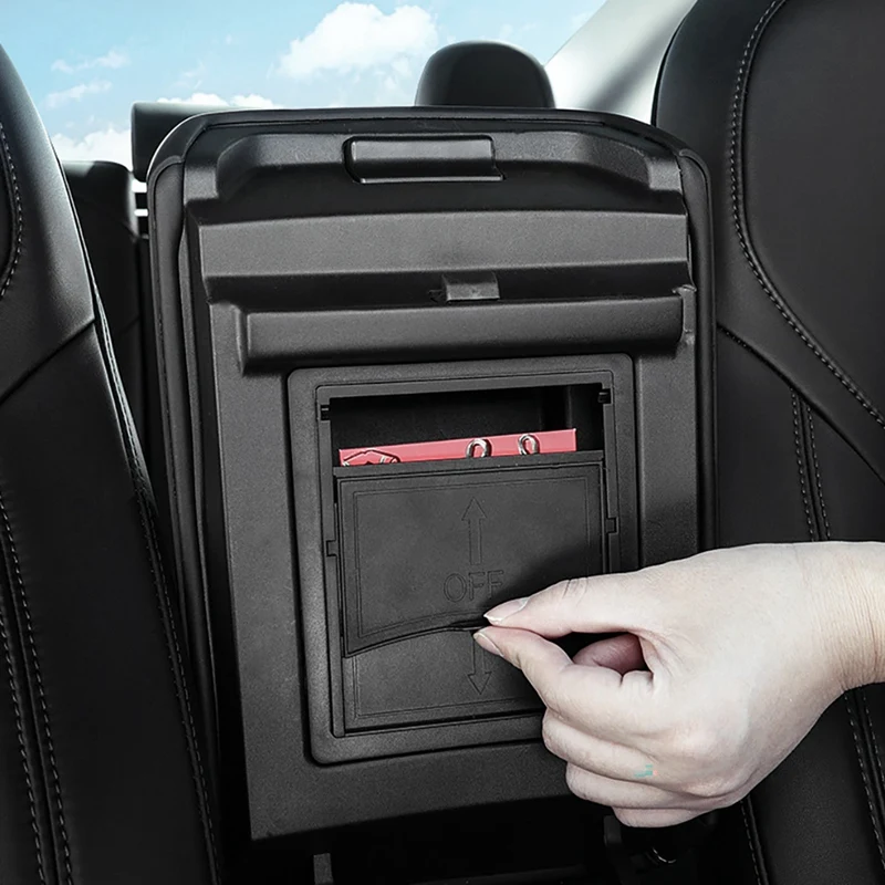 

Центральной консоли Органайзер подлокотник-ящик для хранения для Tesla модель 3 / Y 2021 автомобильный аксессуар подлокотник держатель коробка
