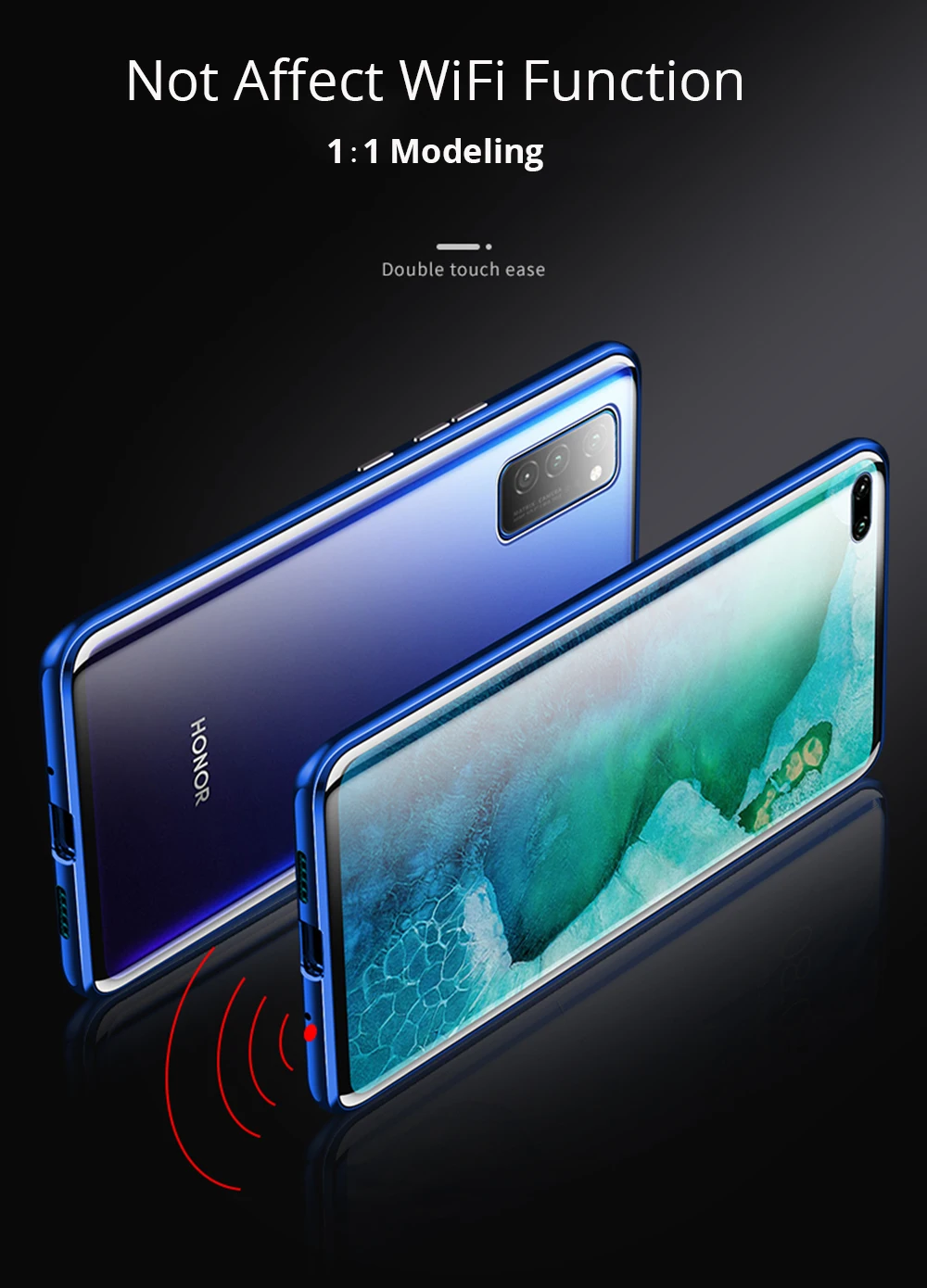 Двойной Стекло чехол для huawei Честь V30 вид 30 Pro Чехол-Броня из металла магнитное закаленное стекло чехол для huawei Honor V30 V 30 Pro 5G