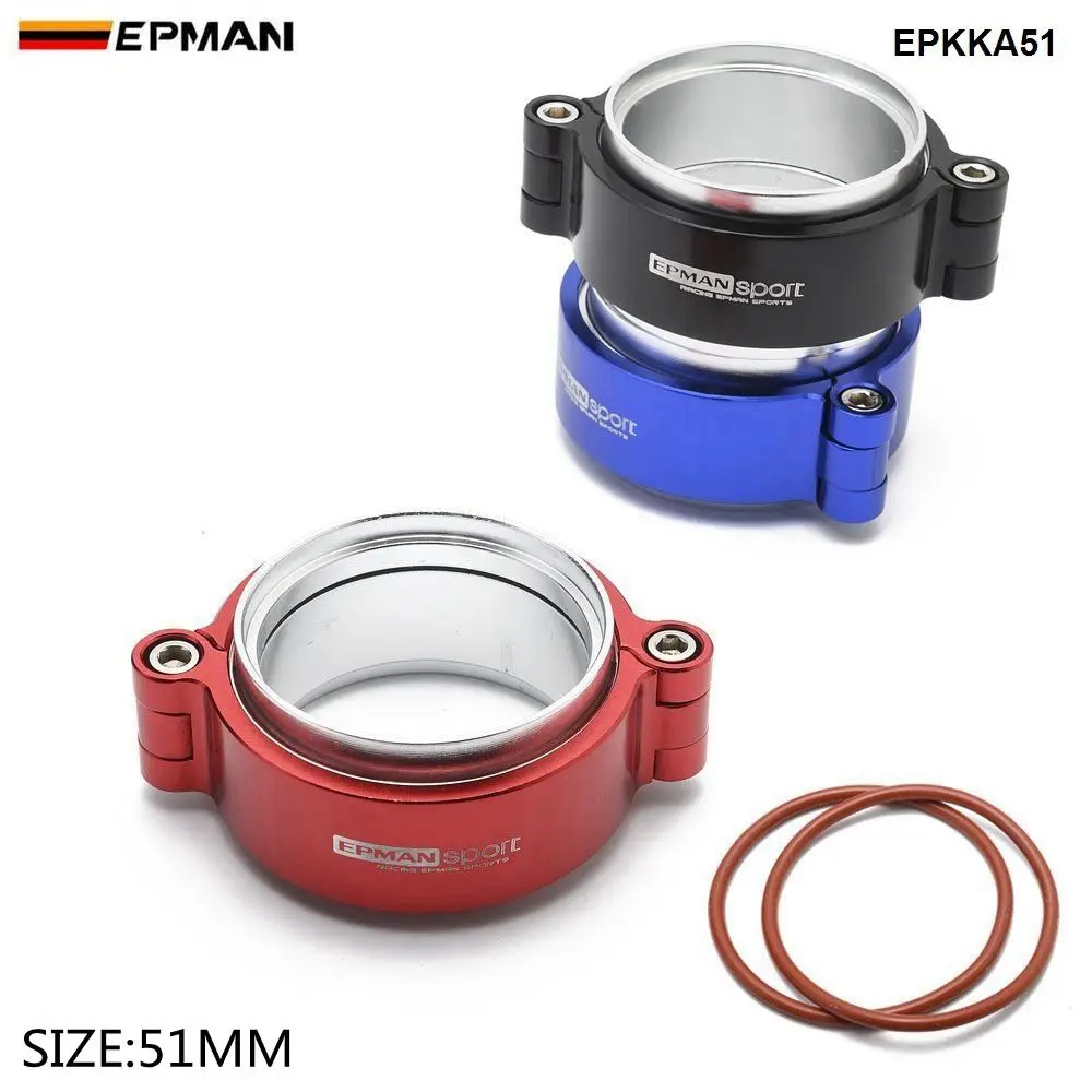 Epman HD вытяжной V band зажим w Фланцевая система в сборе анодированный для 2 &quotOD турбо