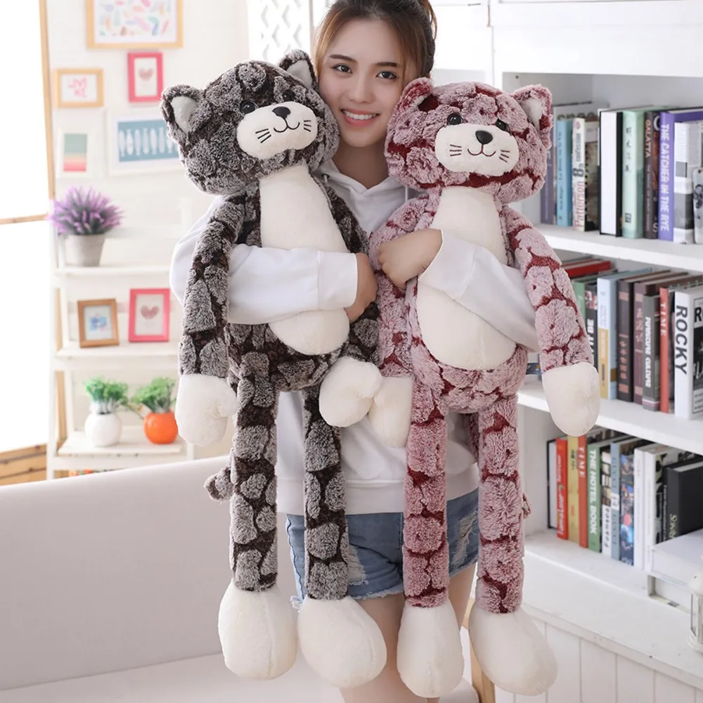50/70/90CM Kawaii Cat Plush Toy Stuffed Animals Cute Fluffy Long leg Doll Soft Kids Child Birthday Present Xmas Gifts - купить по