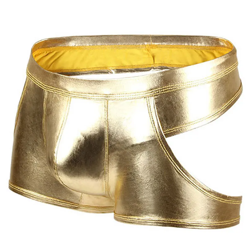 Сексуальные мужские боксеры с U образным выпуклым мешочком нижнее белье из