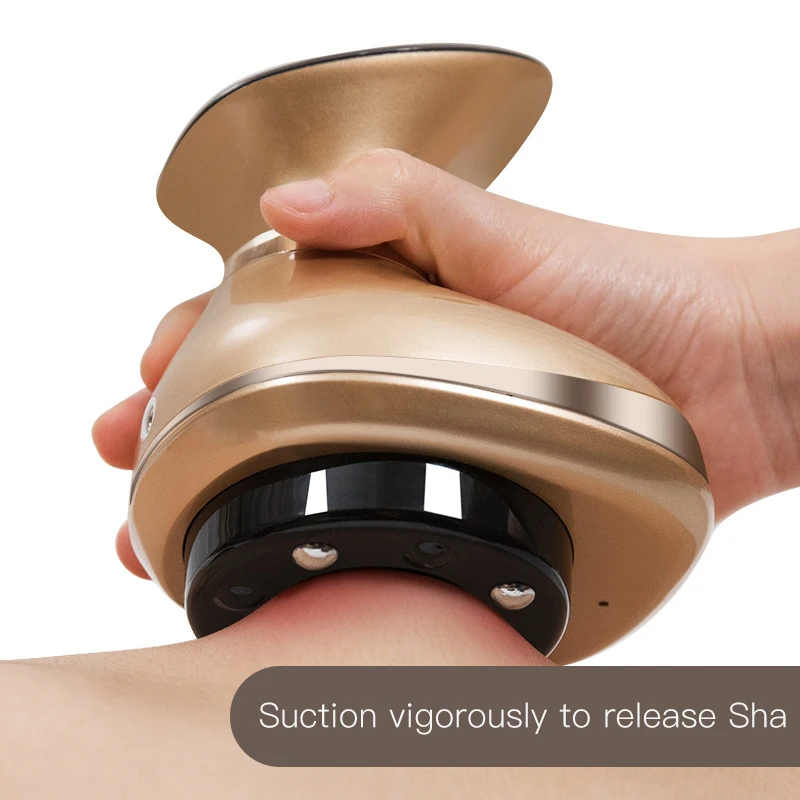 

Rechargeable/Plug Electric Body Cupping Meridian Dredge Massage Body Cups Suction Jars Muscle Relax Electric Gua Sha Machine