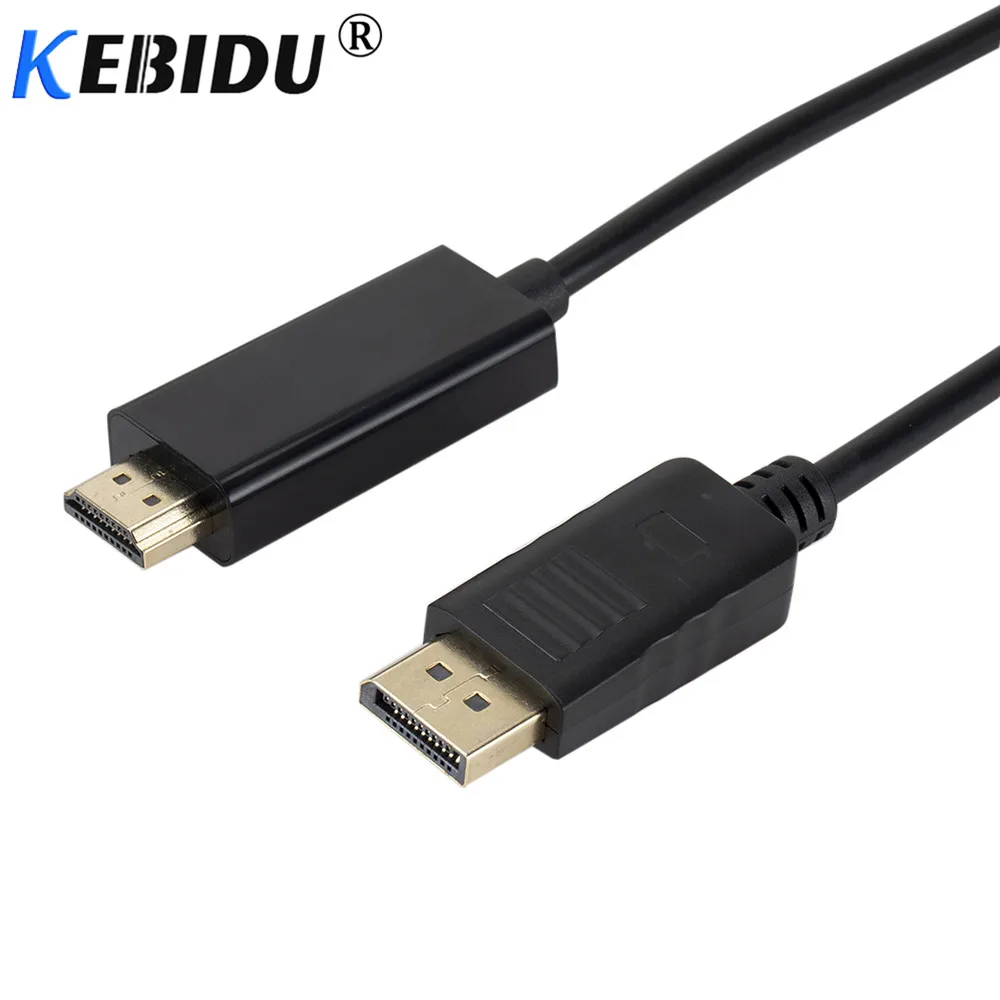 Кабель Kebidu Male to HDMI Display Port DP OFC M/M для Mac Book Air Dell Monitor|Кабели HDMI| |