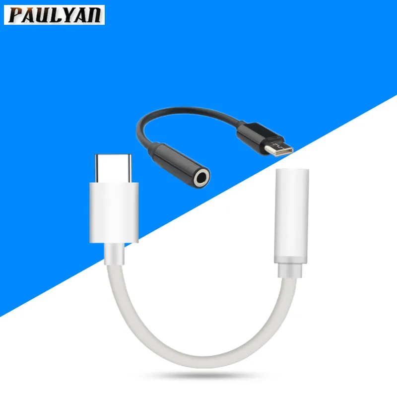 Кабель для наушников type C 3 5 с разъемом USB до мм адаптер AUX huawei P30 P20 - Цена: 116.41
