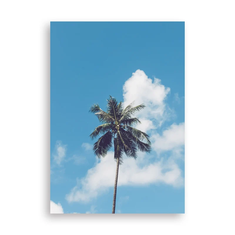 

Blue Sky Natural Scenery Modern Wall Art Canvas Painting Nordic Posters And Prints Wall Pictures For Living Room Decor