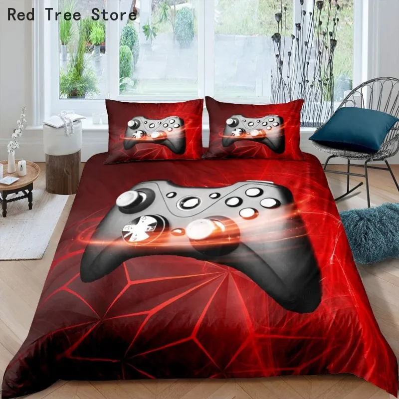Комплект постельного белья с принтом для детей мальчиков и взрослых мультяшными