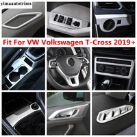 gear shift ac air vent head light steering wheel cover trim accessories for vw volkswagen t cross t cross 2019 2022 interior kit