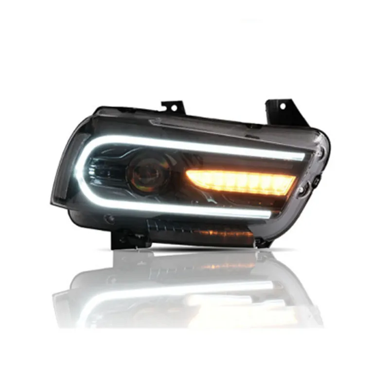 Налобный фонарь с двумя лучами для Dodge Charger Автомобильный светодиодный налобный