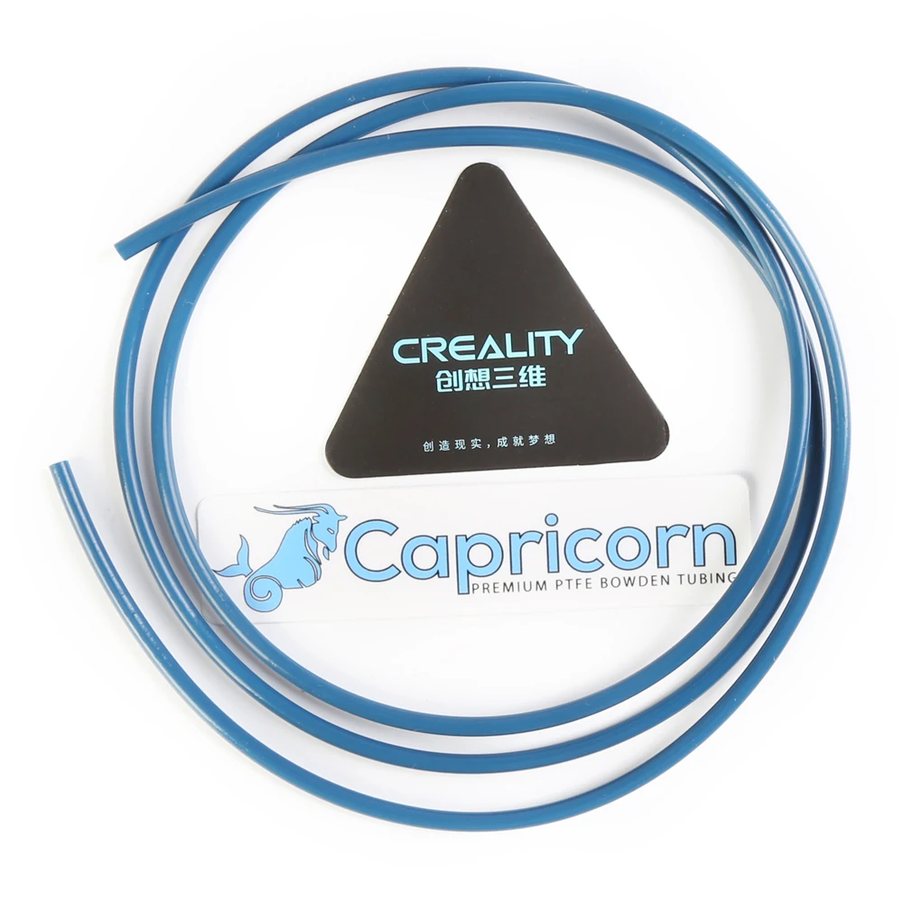 CREALITY Capricorn Bowden ПТФЭ трубки серии XS 1 м + MK8 Комплект серого металлического