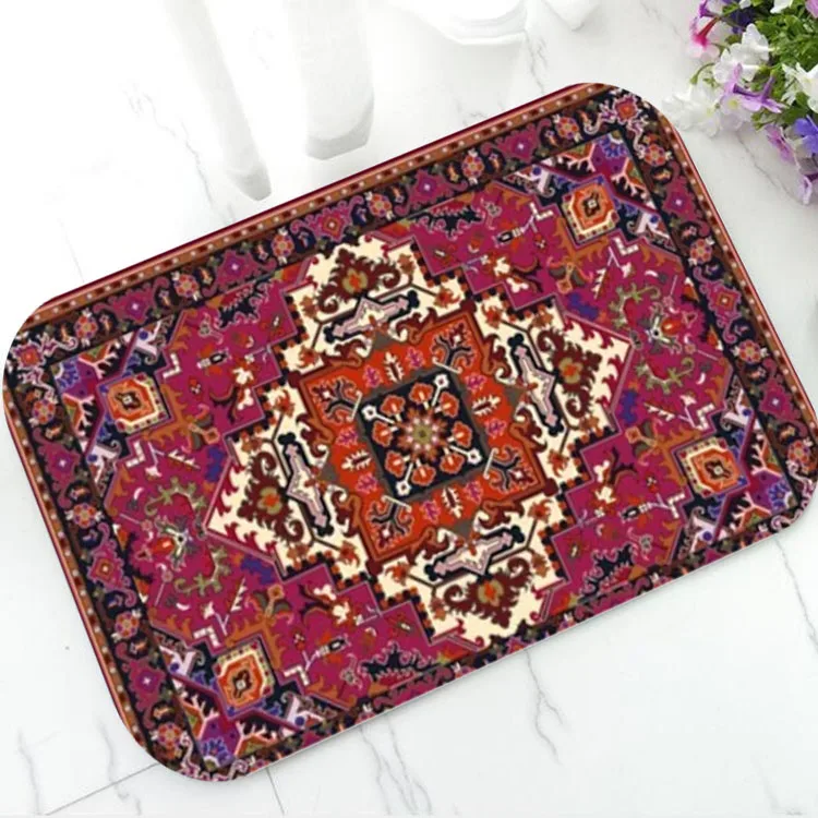 Ретро азербайджанский персидский ковер коврик для двери красный Восточный