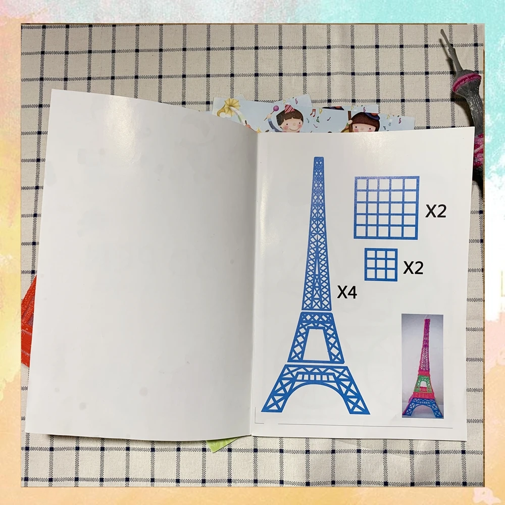 1 шт. 3D шаблон ручки для рисования Бумажный альбом + граффити копировальная пленка