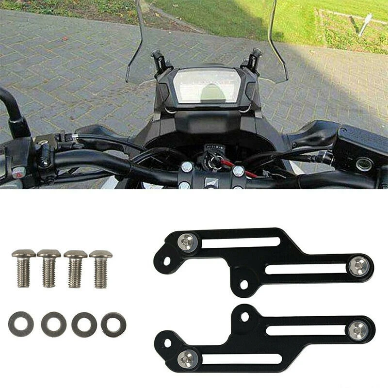 

Motorcycle Windscreen Adjustable Bracket Kit Windscreen Adjuster Mounting Kit for HONDA NC700X NC750X 2012-2015