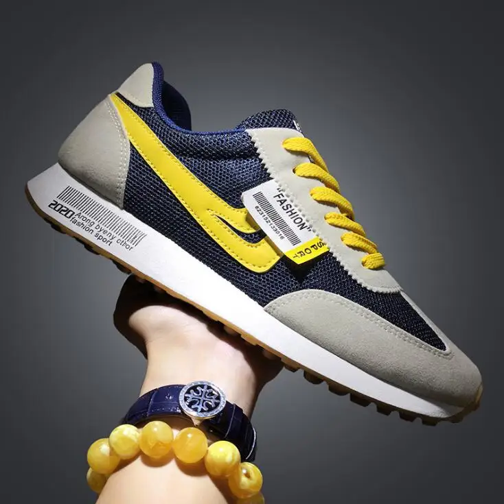 Новинка мужские кроссовки для бега дышащие сетчатые противоскользящая