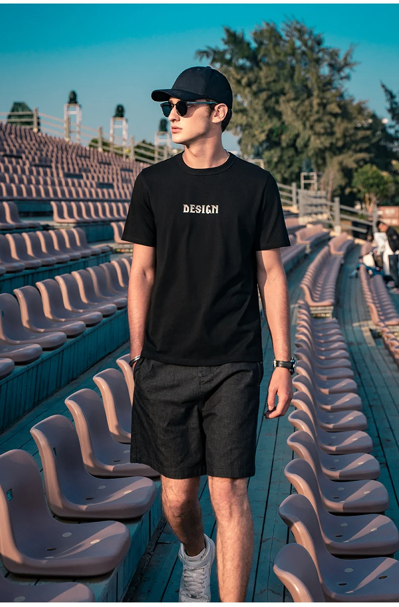 

YTX1042 2021 Summer New Products Fashion Brand Men's Casual Creative Print Short Sleeve