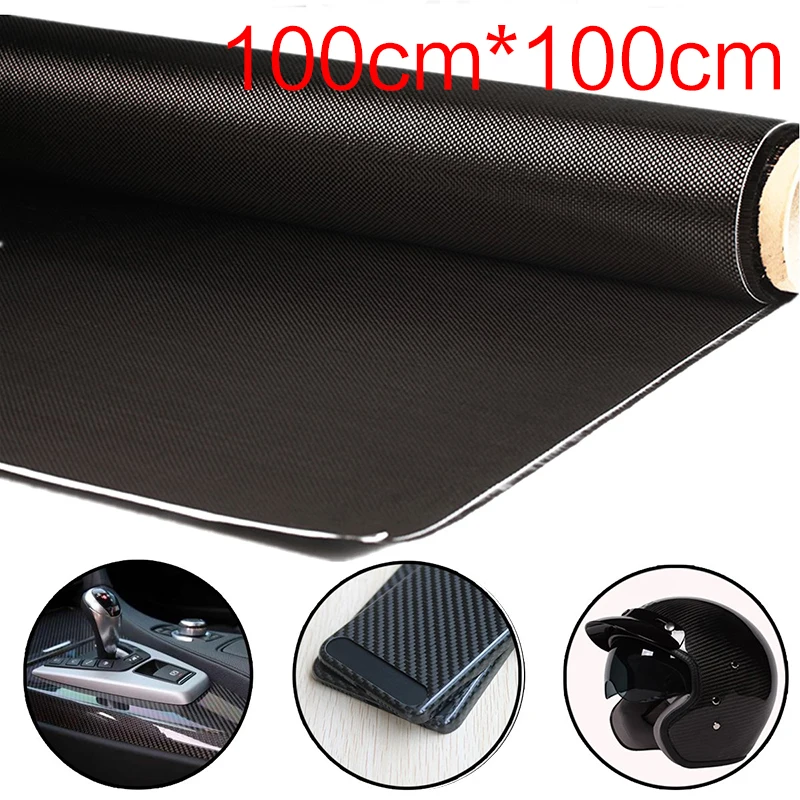

3K 200gsm 100x100cm Durable High Strength Carbon Fiber Cloth For Various Models Car Parts Sport Equipments 40'' Width