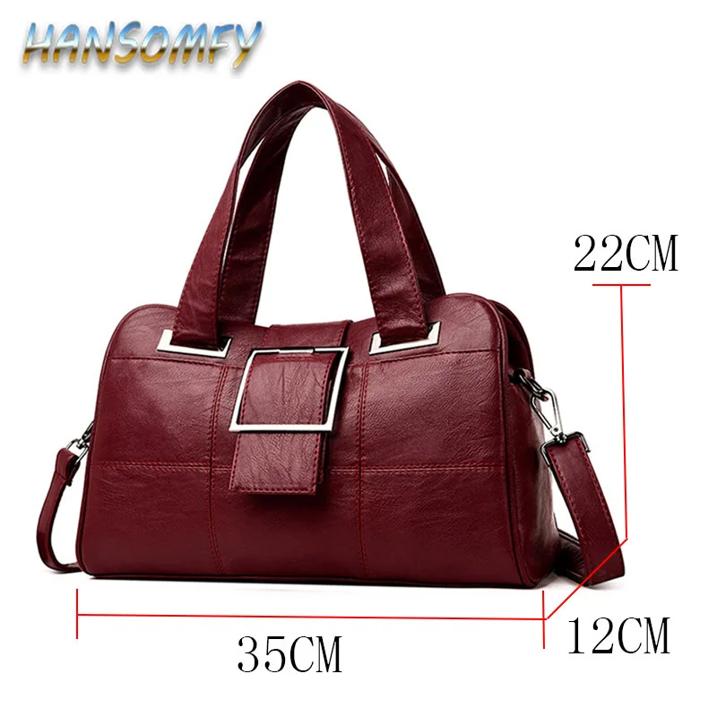 Высококачественная кожаная сумка Ladie Hadbags Женская вместительная сумка-тоут