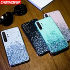 Мягкий блестящий чехол со звездами для Samsung Galaxy A10 A20 A30 A40 A50 A70 A80 A90 A10S A20S A20E A71 A81 M10 M20 M30 M40, прозрачный чехол