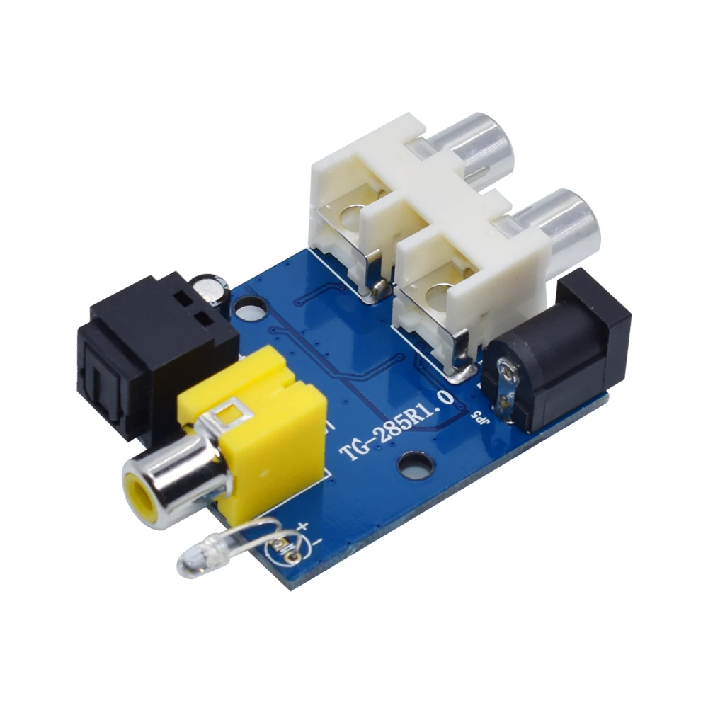 CS8416 CS434 24 бит 192 кГц коаксиальный Оптический волоконный DAC декодер плата модуль RCA